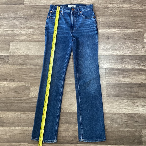 Madewell Tall Slim Demi-Boot Jeans in Sundale Wash size 24 tall - Picture 7 of 16